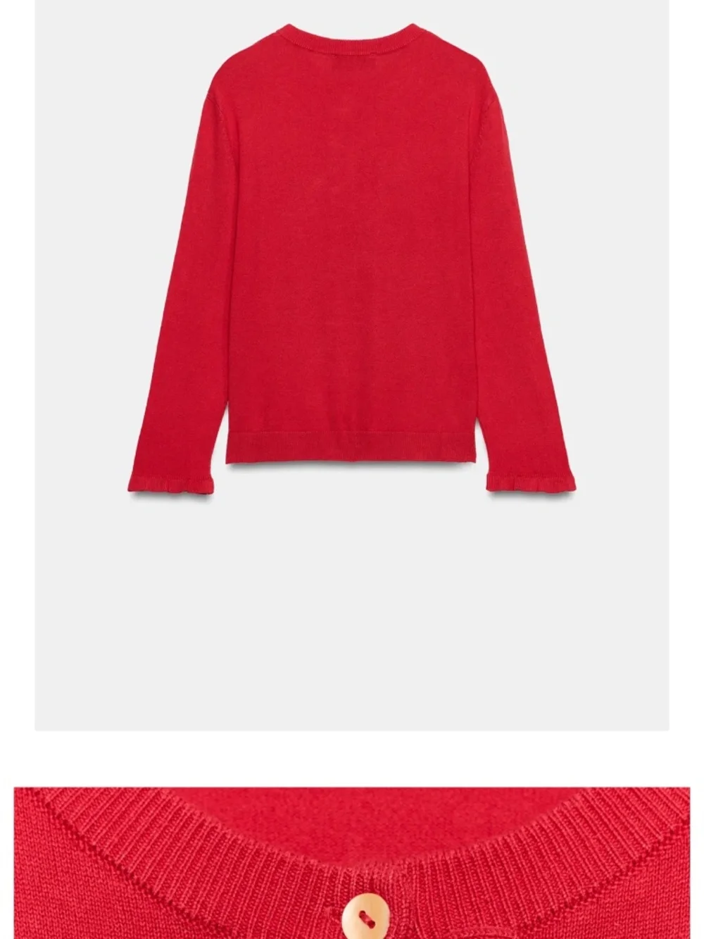 NWT Zara ruffled cardigan